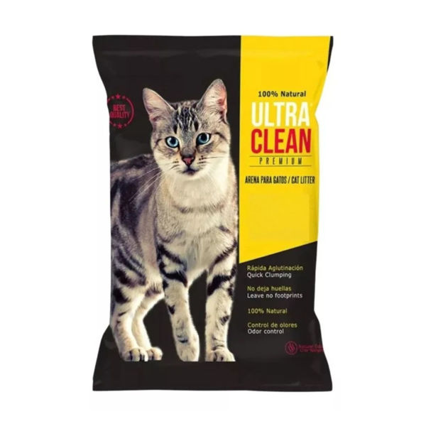 Imagen de Arena Sanitaria ULTRA CLEAN Cat Litter Café 4 kg