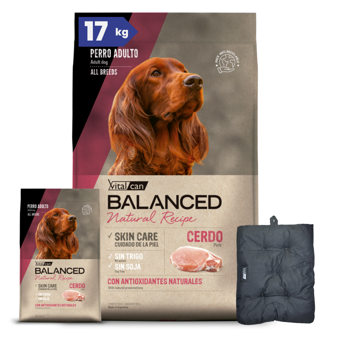 Imagen de Alimento VITALCAN Perro BALANCED Adulto Cerdo 15 + 2 kg + Regalo