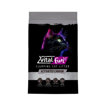 Imagen de Arena Sanitaria VITALFUN Aglomerante Carbon Activado 12kg