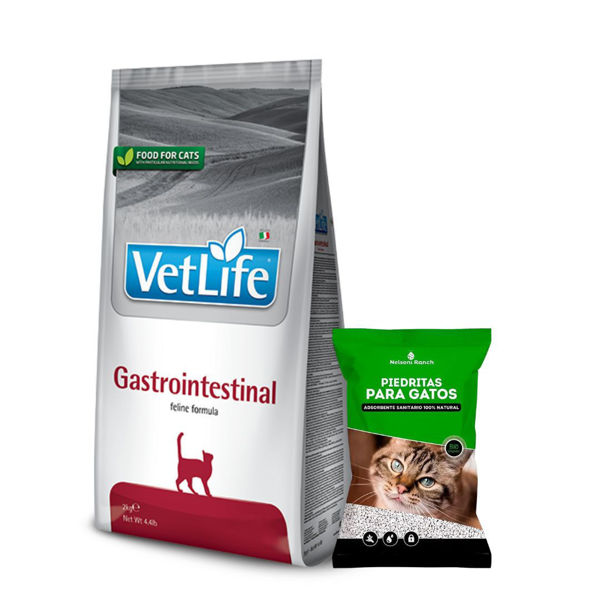 Imagen de Alimento VET LIFE Gato Gastrointestinal 2 kg + Regalo