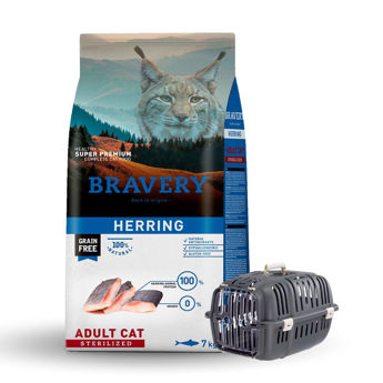 Imagen de Alimento BRAVERY Gato Castrado Herring 7 Kg + Regalo