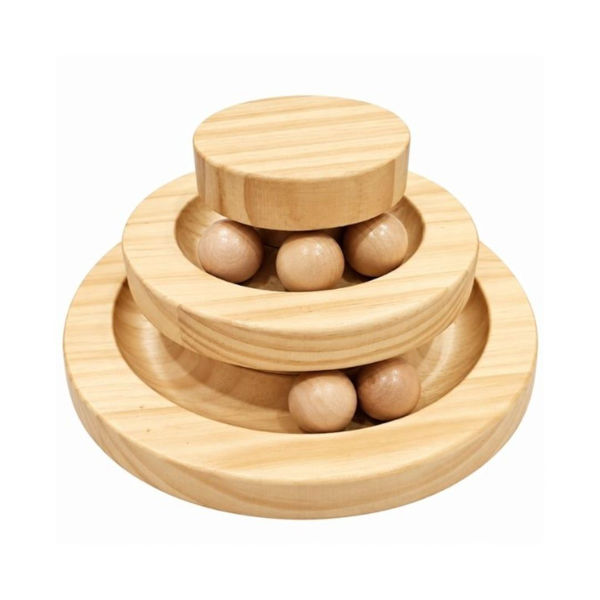 Imagen de Juguete Para Gato Interactivo Madera