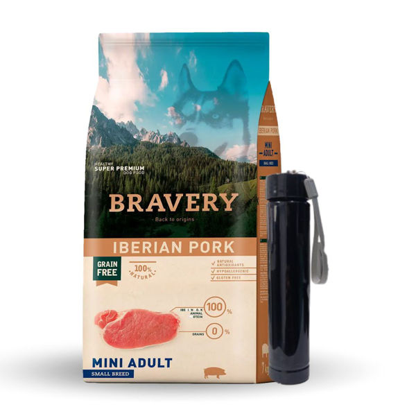 Imagen de Alimento BRAVERY Perro Adulto Raza Pequeña Iberian Pork 2 Kg + Regalo
