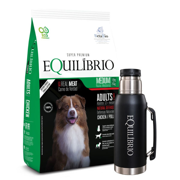 Imagen de Alimento EQUILIBRIO Perro Adulto Raza Mediana 30 kg + Regalo