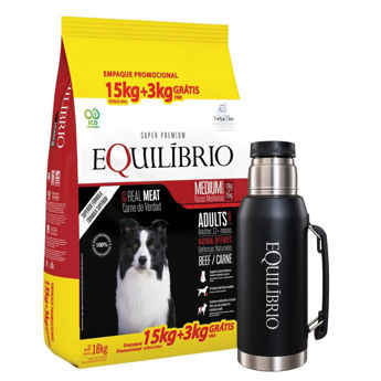 Imagen de Alimento EQUILIBRIO Perro Adulto Sabor Carne Todas las Razas 15 + 3 kg + Regalo
