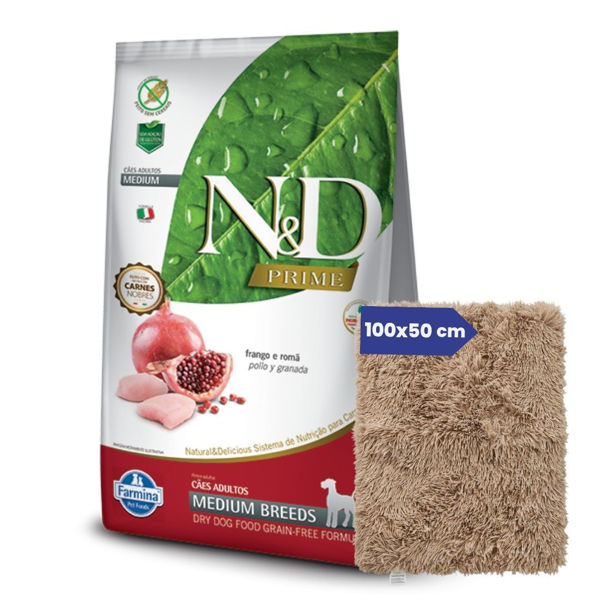 Imagen de Alimento NYD Perro Prime Adulto Medium Raza Mediana 10,1 kg + Regalo