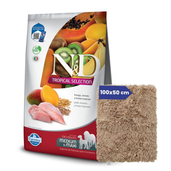 Imagen de Alimento NYD Tropical Perro Adulto Raza Mediana y Grande Pollo 10 Kg + Regalo