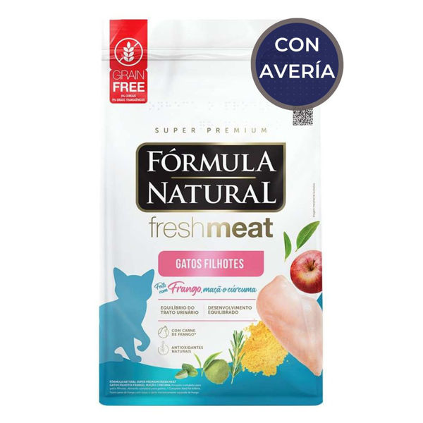 Imagen de Alimento FORMULA NATURAL Fresh Meat Gato Cachorro 1 kg / Con Avería
