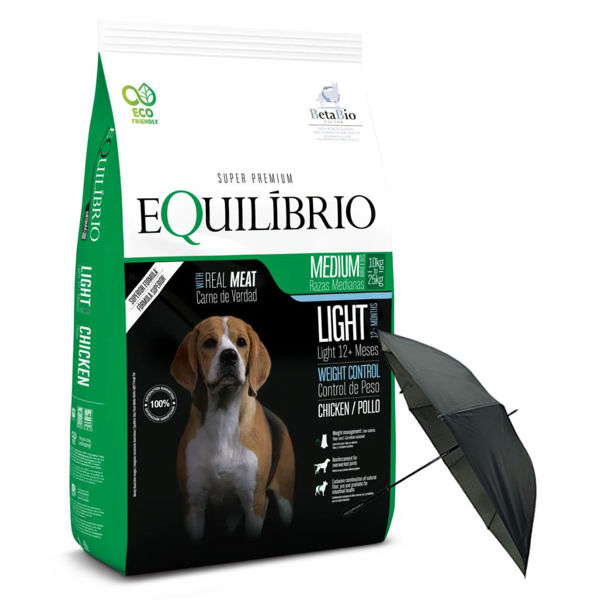 Imagen de Alimento EQUILIBRIO Perro Light Raza Mediana 15 kg + Regalo - Combo 2