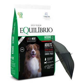 Imagen de Alimento EQUILIBRIO Perro Adulto Raza Mediana 15 + 3 kg + Regalo - Combo 2